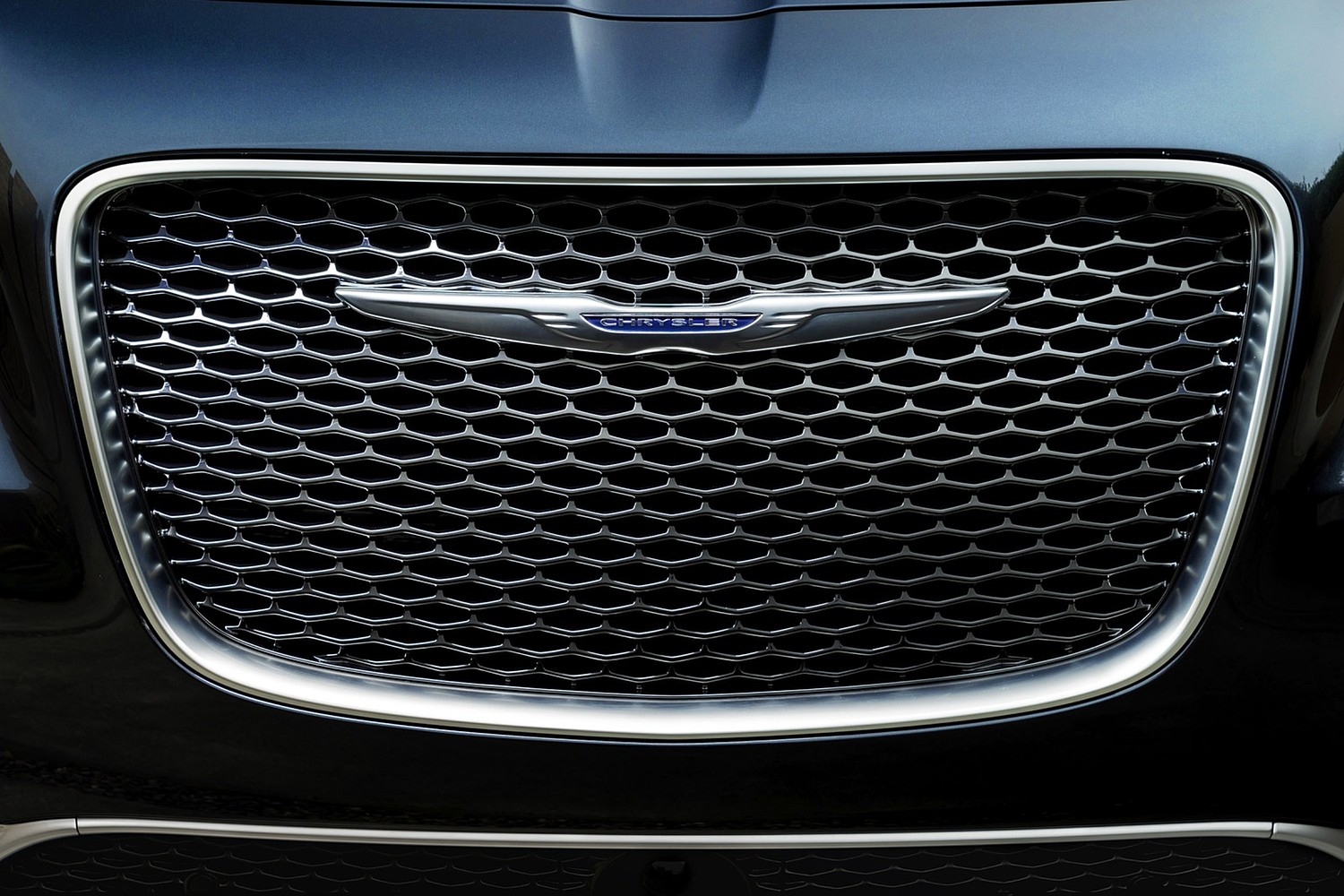 Chrysler 300 C Platinum Sedan Front Badge (2015 model year shown)
