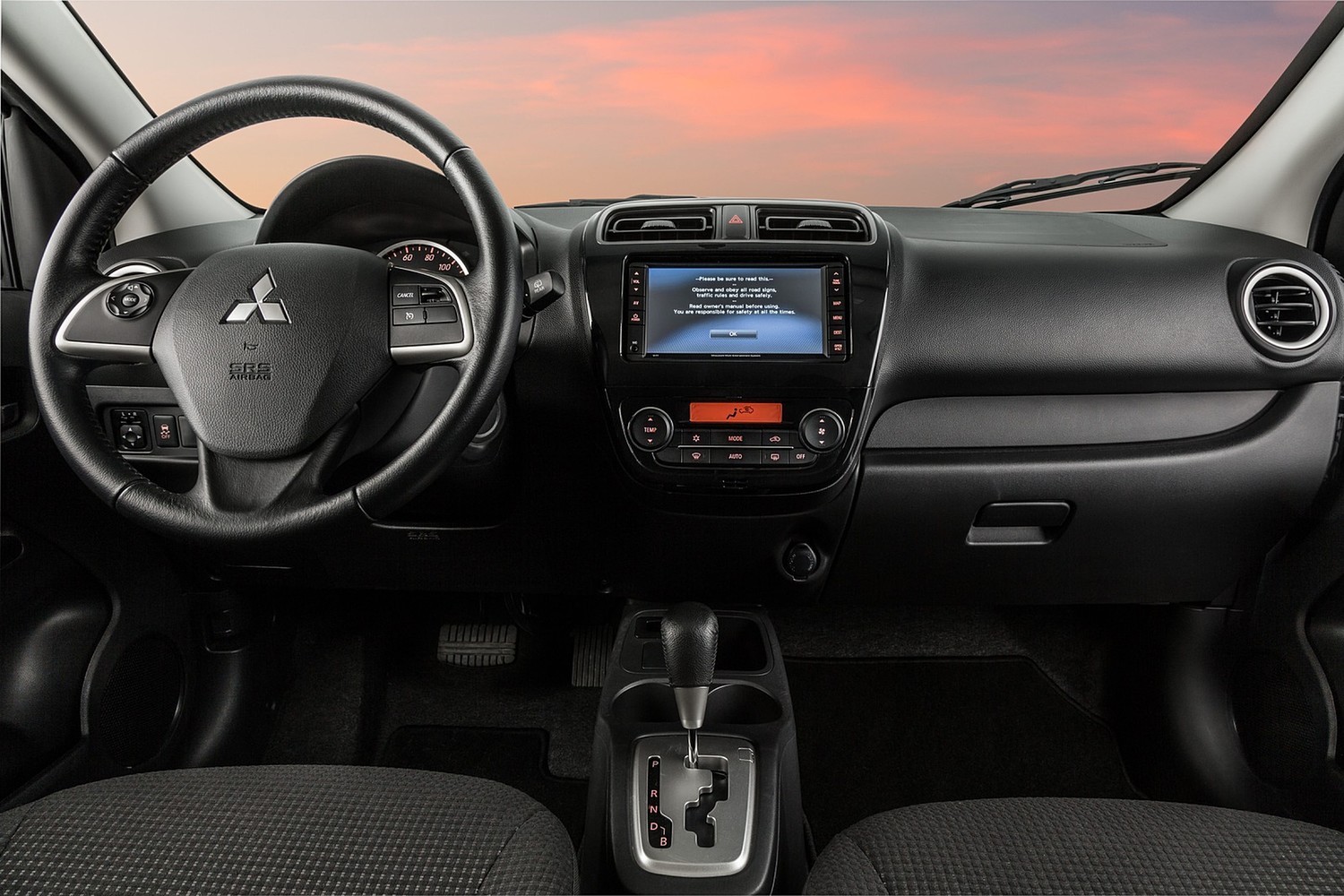 2015 Mitsubishi Mirage ES 4dr Hatchback Dashboard Shown