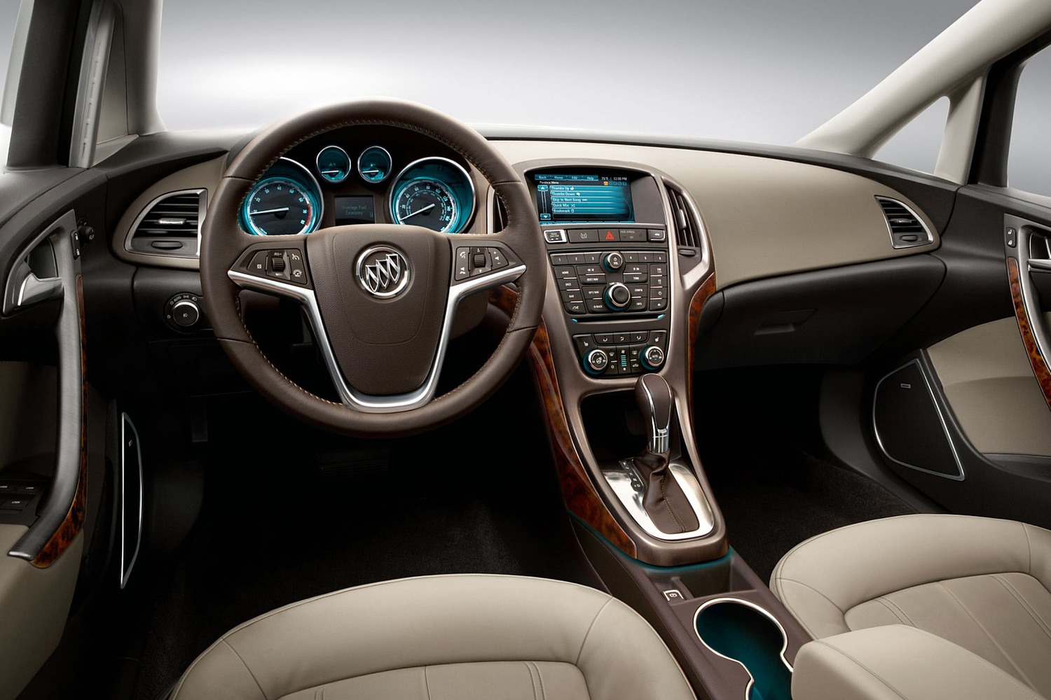 Buick Verano Leather Group Sedan Dashboard Shown (2015 model year shown)