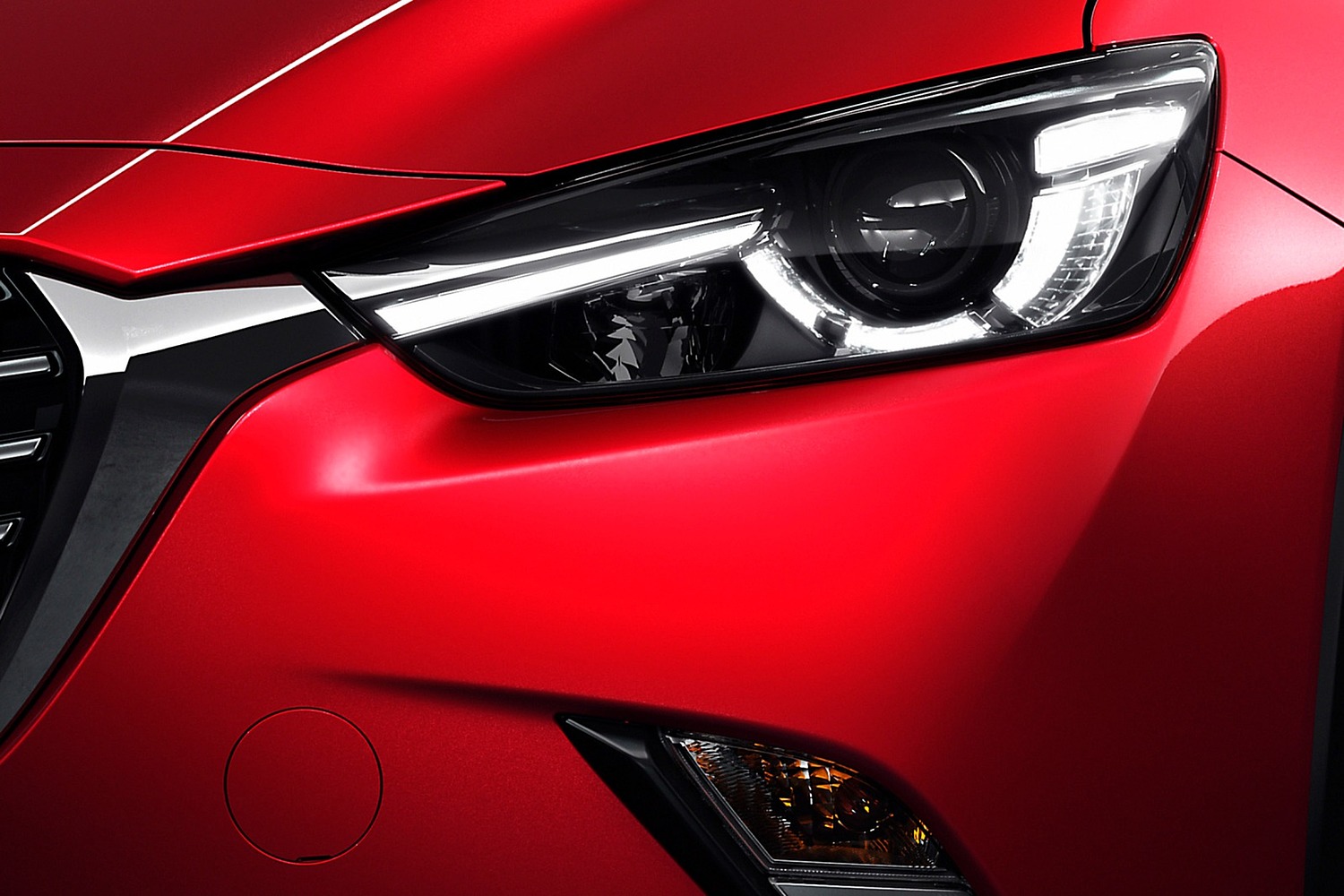 Mazda CX-3 Grand Touring 4dr SUV Headlamp Detail (2016 model year shown)