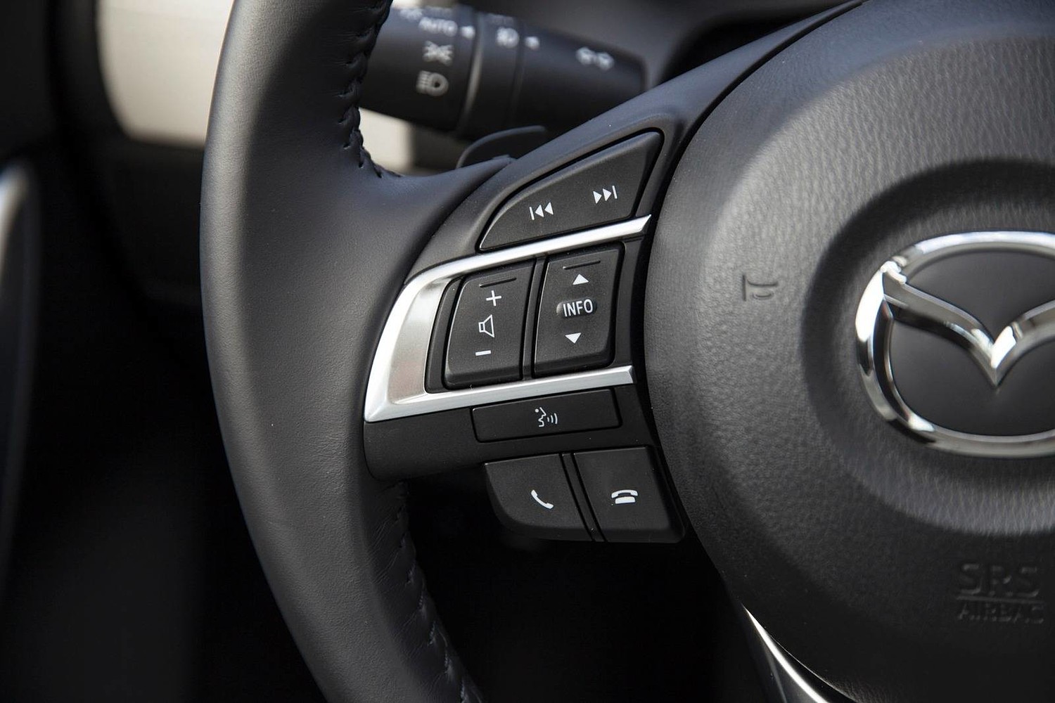 2016 Mazda CX-5 Grand Touring Steering Wheel Detail