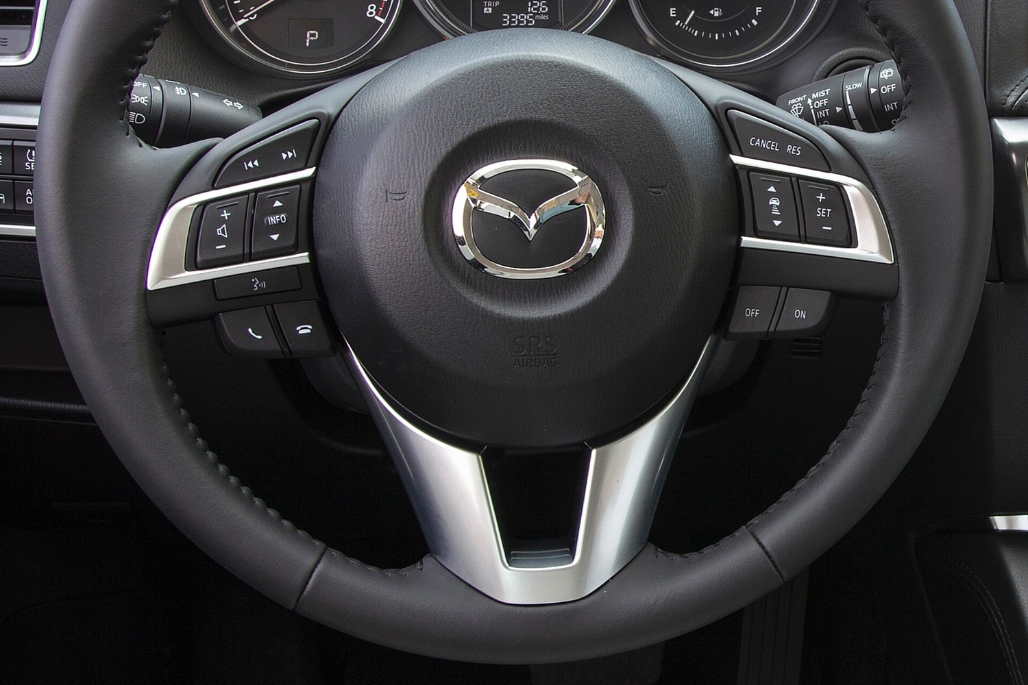 2016 Mazda CX-5 Grand Touring Steering Wheel Detail