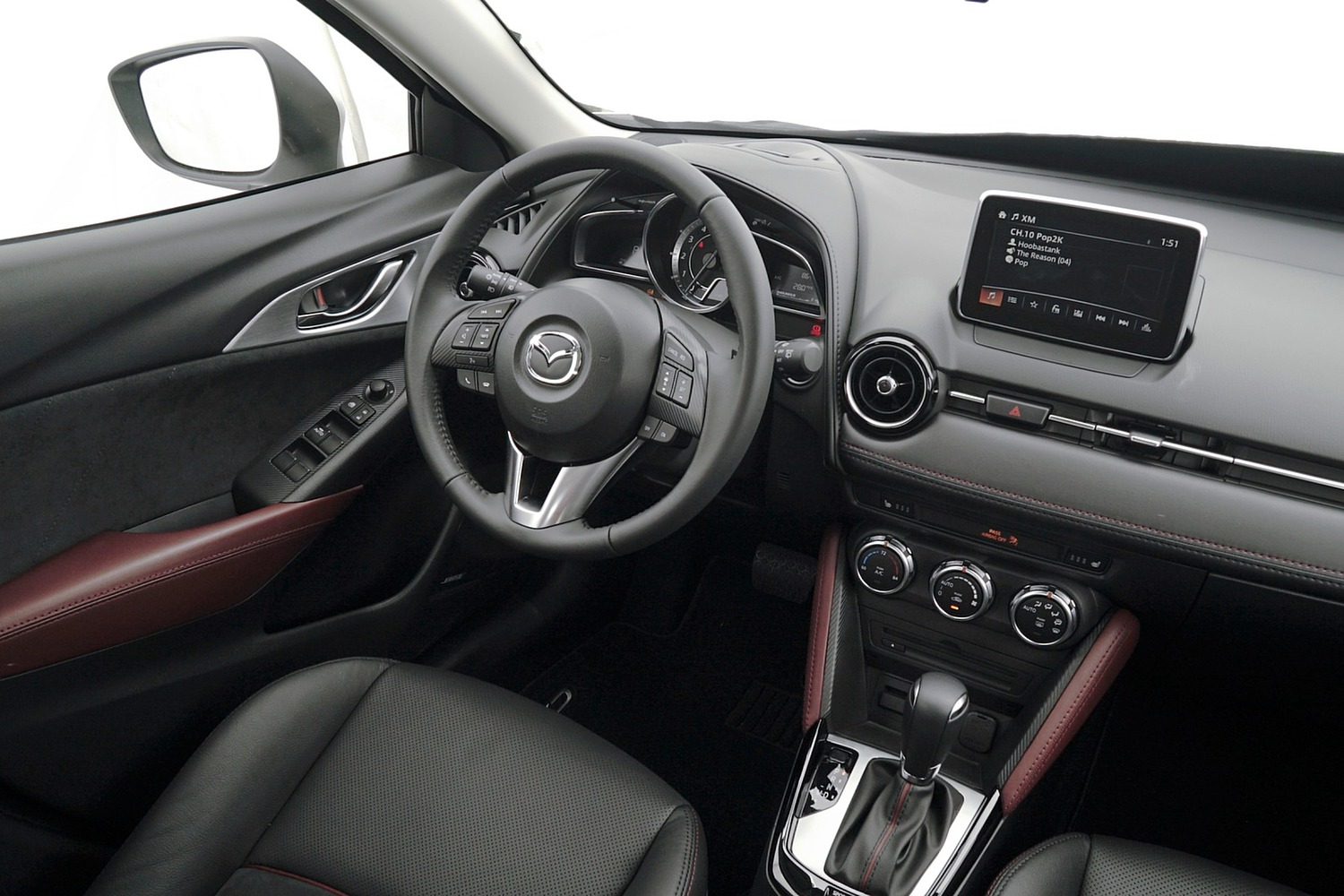 Mazda CX-3 Grand Touring 4dr SUV Steering Wheel Detail (2016 model year shown)