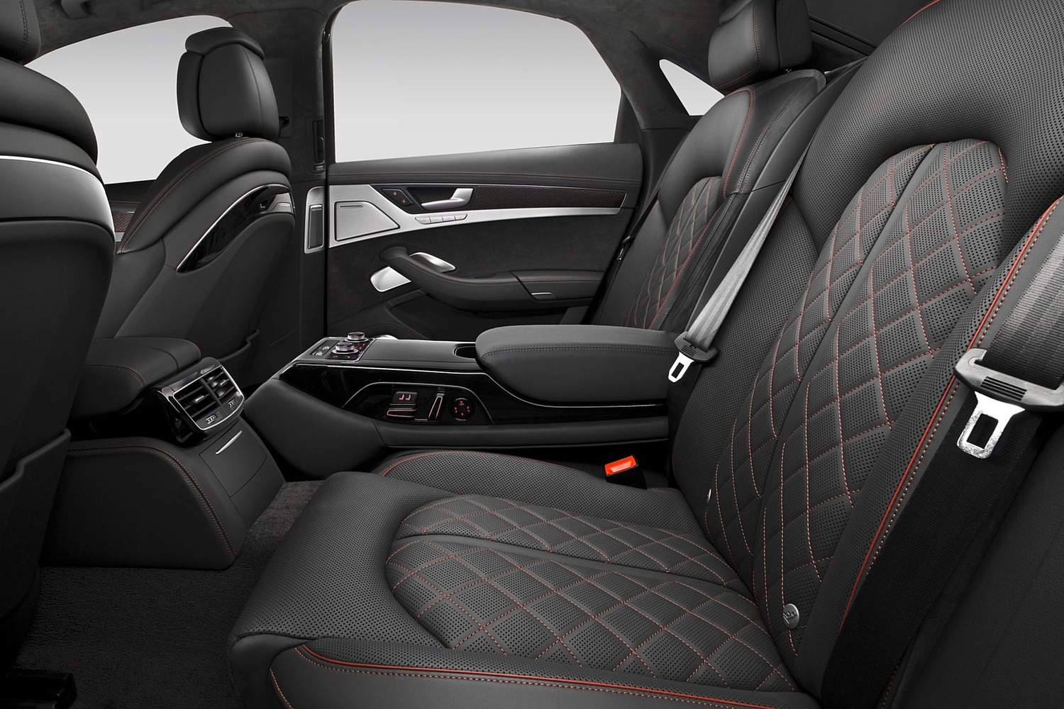 Audi S8 plus quattro Sedan Rear Interior (2016 model year shown)