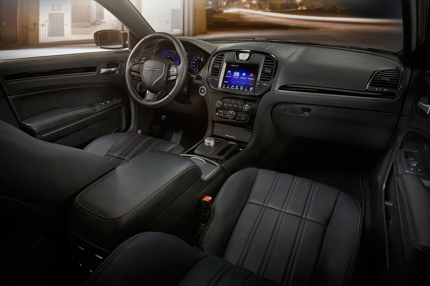 Chrysler 300 Alloy Sedan Interior. Options Shown. (2016 model year shown)