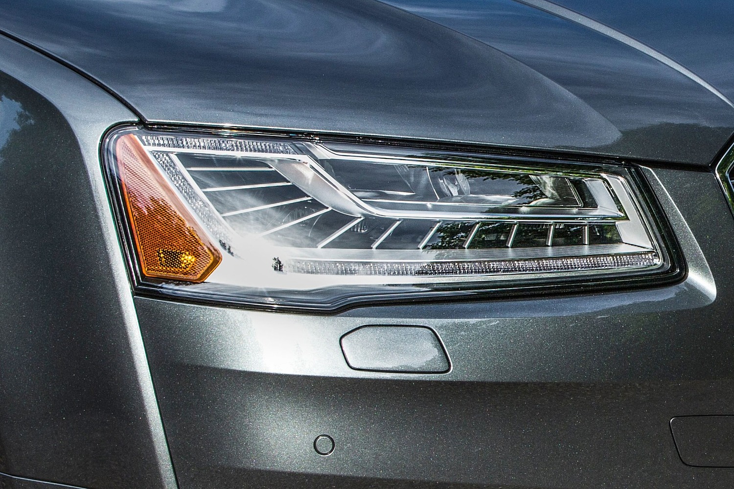 Audi S8 plus quattro Sedan Headlamp Detail (2017 model year shown)