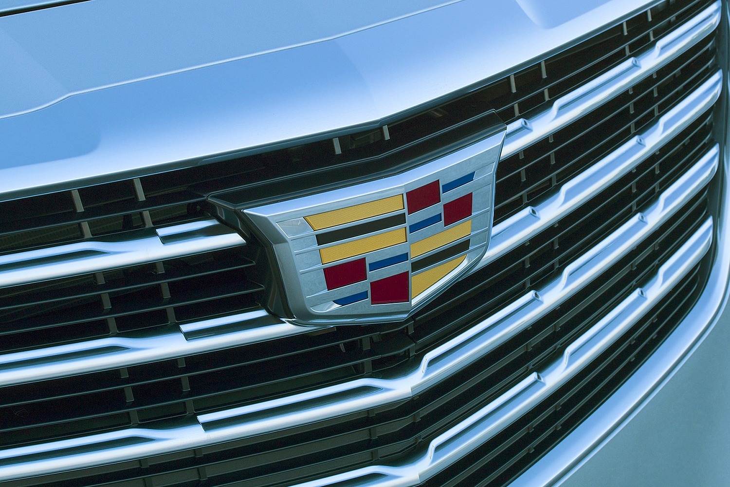 Cadillac CTS Luxury Sedan Front Badge (2017 model year shown)