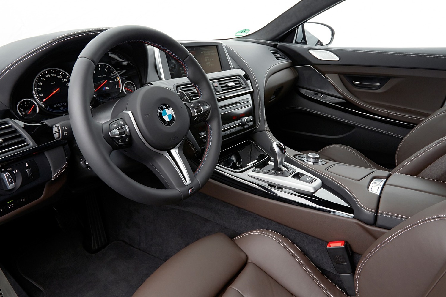 BMW M6 Gran Coupe Sedan Interior (2017 model year shown)