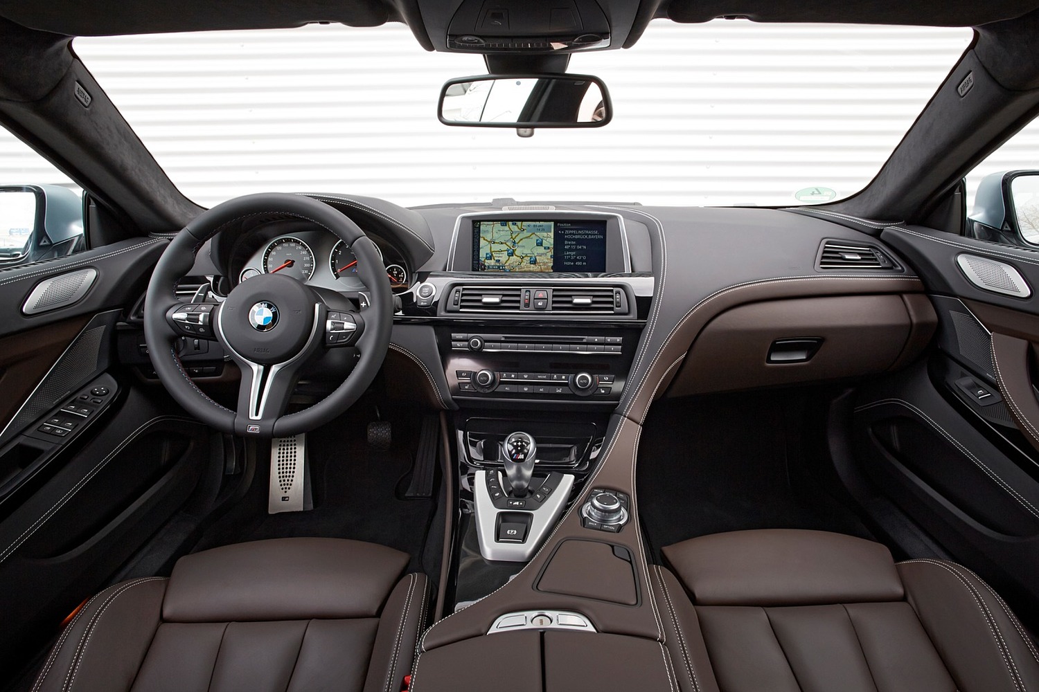 BMW M6 Gran Coupe Sedan Dashboard (2017 model year shown)