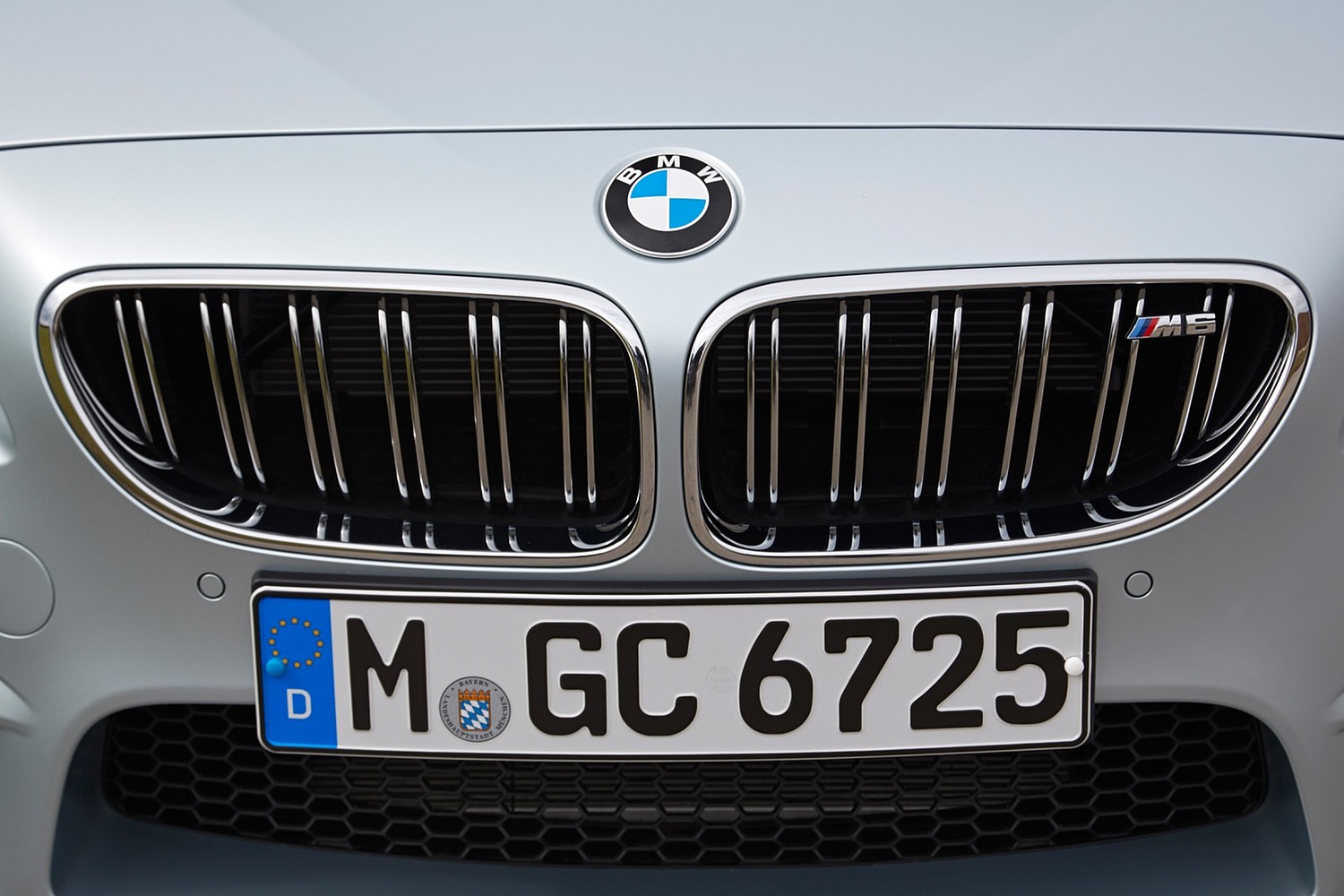 BMW M6 Gran Coupe Sedan Front Badge (2017 model year shown)
