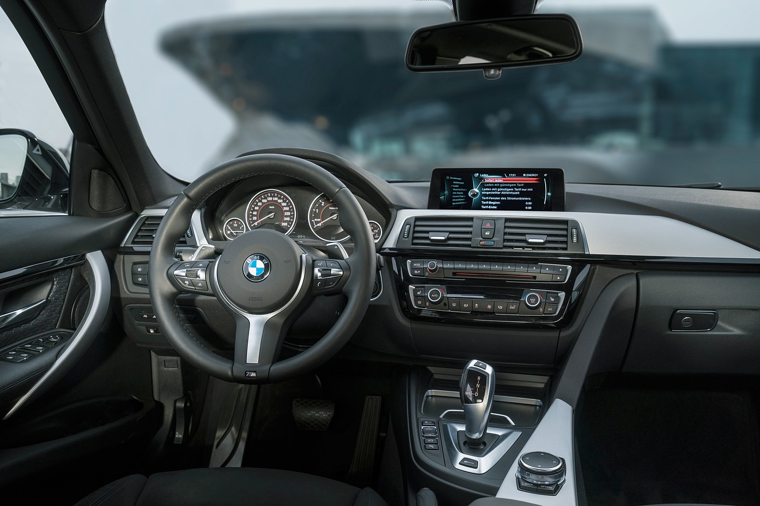 BMW 3 Series 330e iPerformance Sedan Dashboard (2017 model year shown)