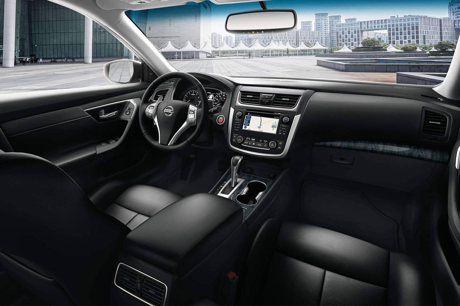Nissan Altima 3.5 SL Sedan Dashboard (2017 model year shown)