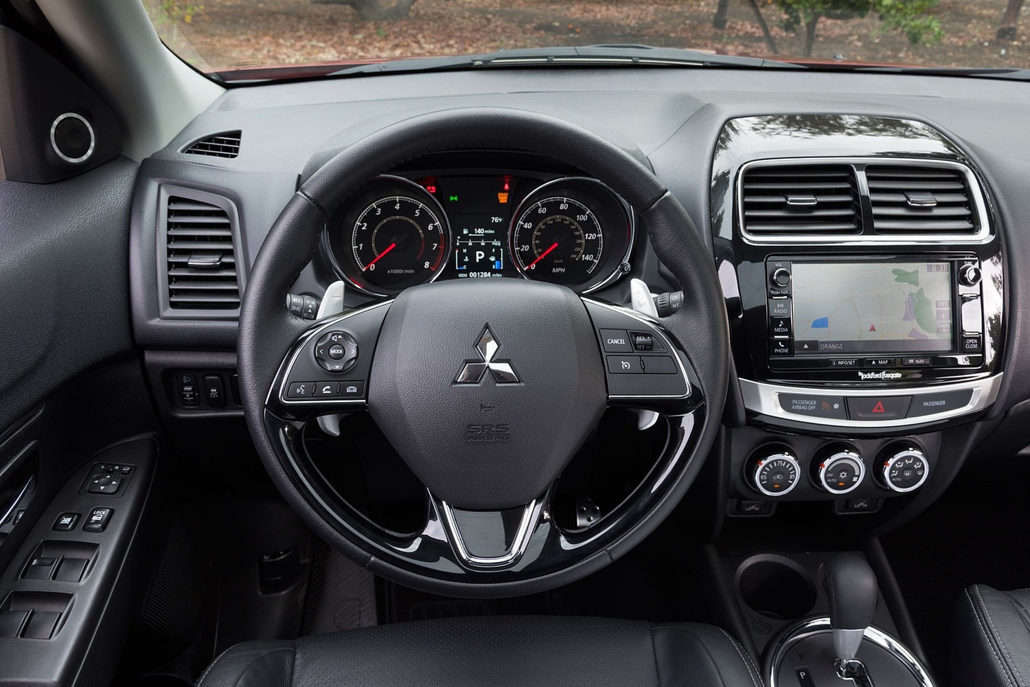 2017 Mitsubishi Outlander Sport 2.4 GT 4dr SUV Steering Wheel Detail