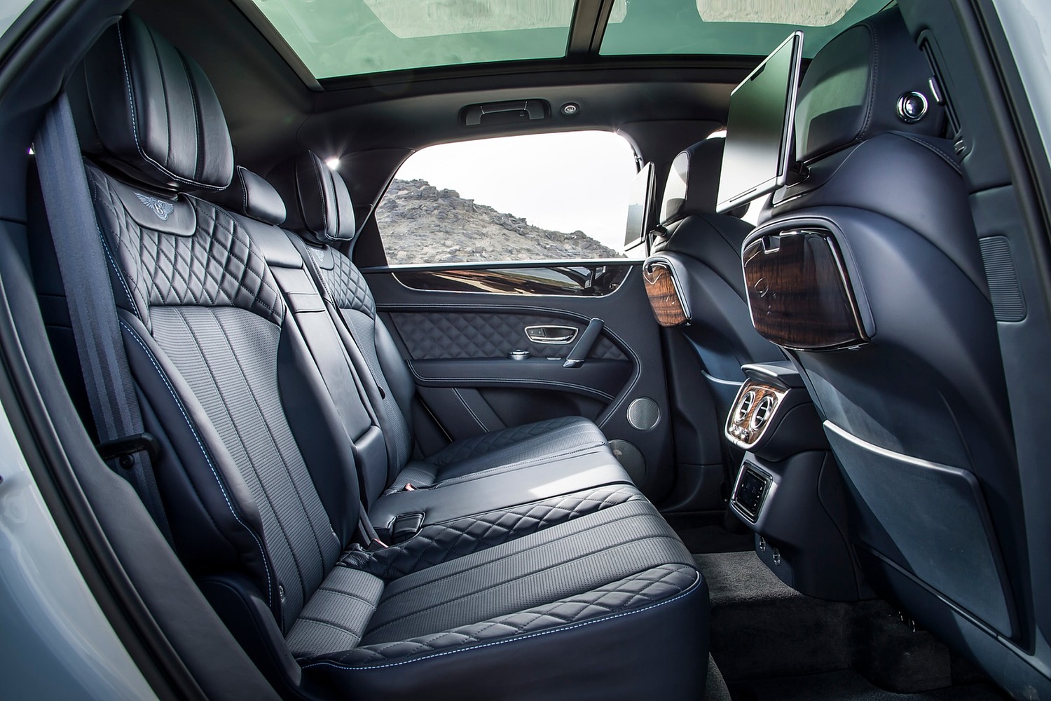 2017 Bentley Bentayga 4dr SUV Rear Interior