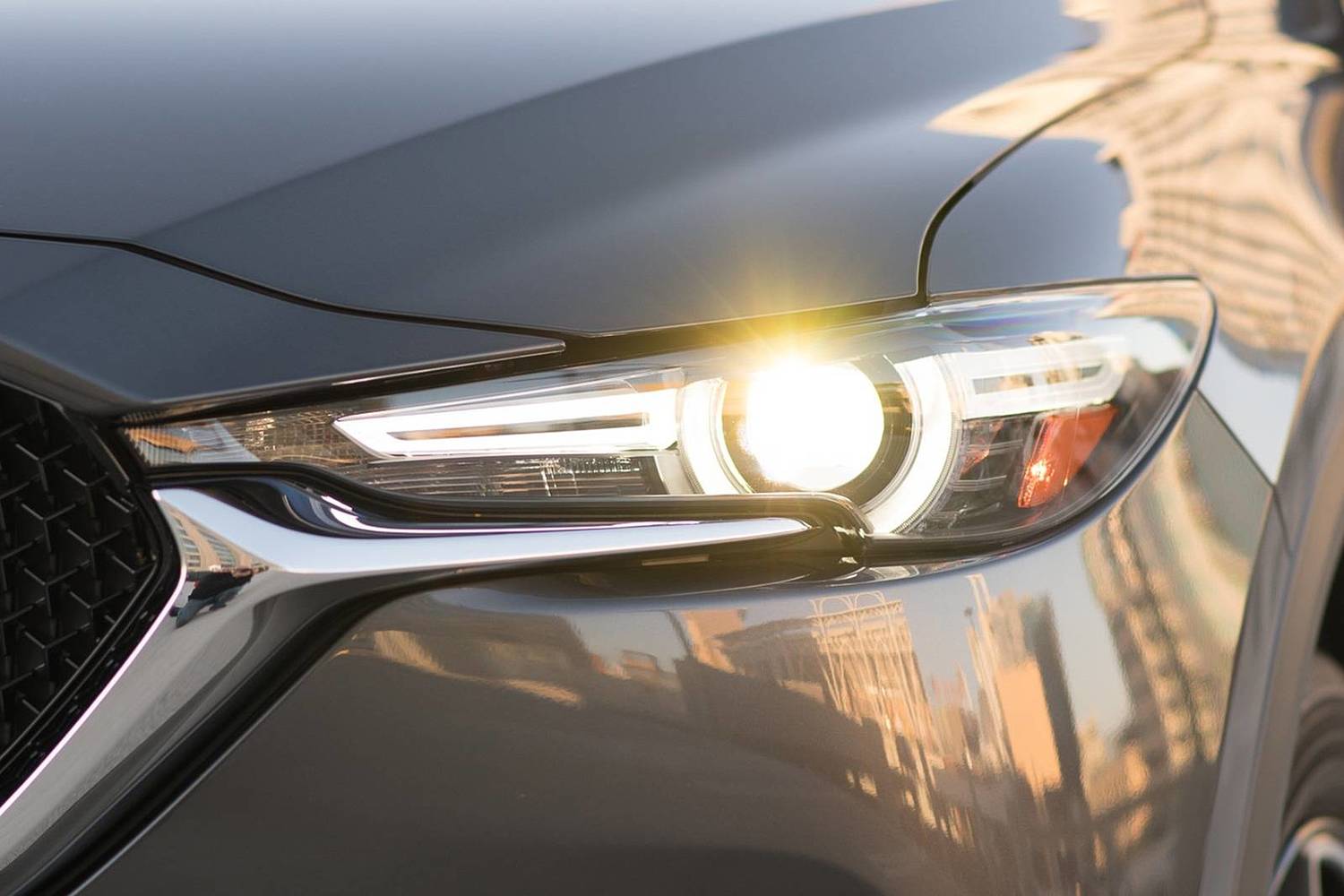 Mazda CX-5 Grand Touring 4dr SUV Headlamp Detail (2017 model year shown)