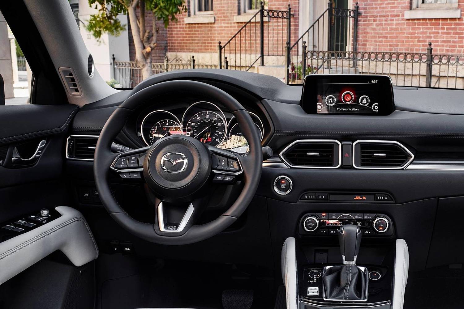 2017 Mazda CX-5 Grand Touring 4dr SUV Steering Wheel Detail