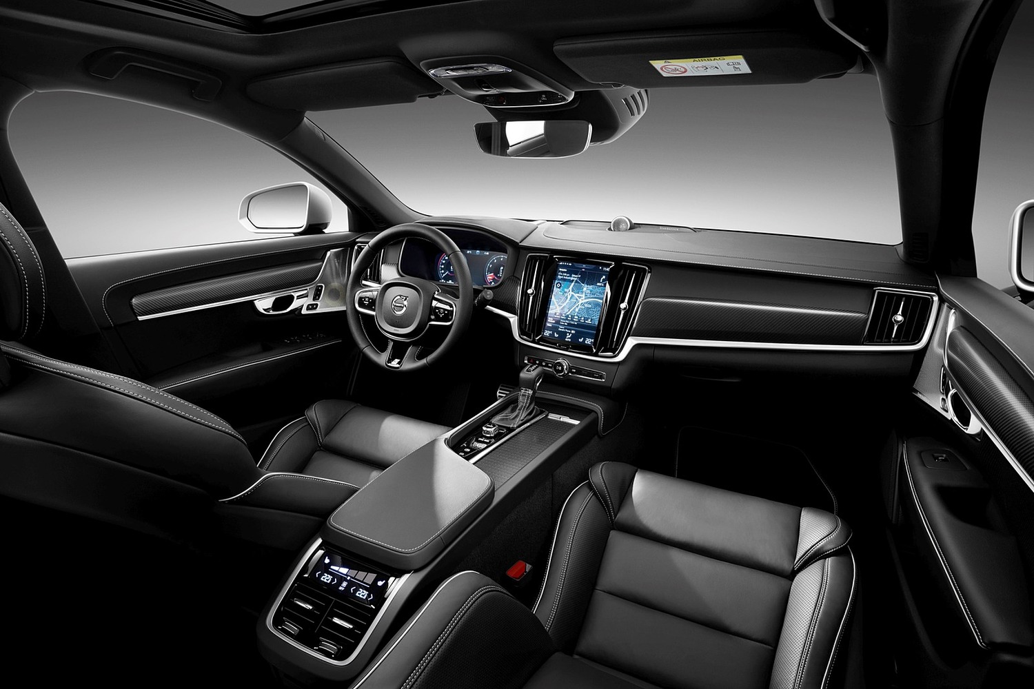 2018 Volvo V90 T6 R-Design Wagon Interior