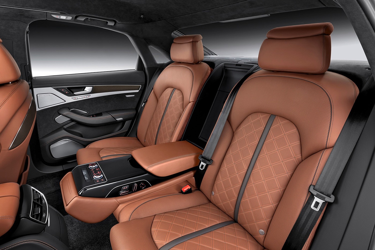 2018 Audi S8 plus quattro Sedan Rear Interior