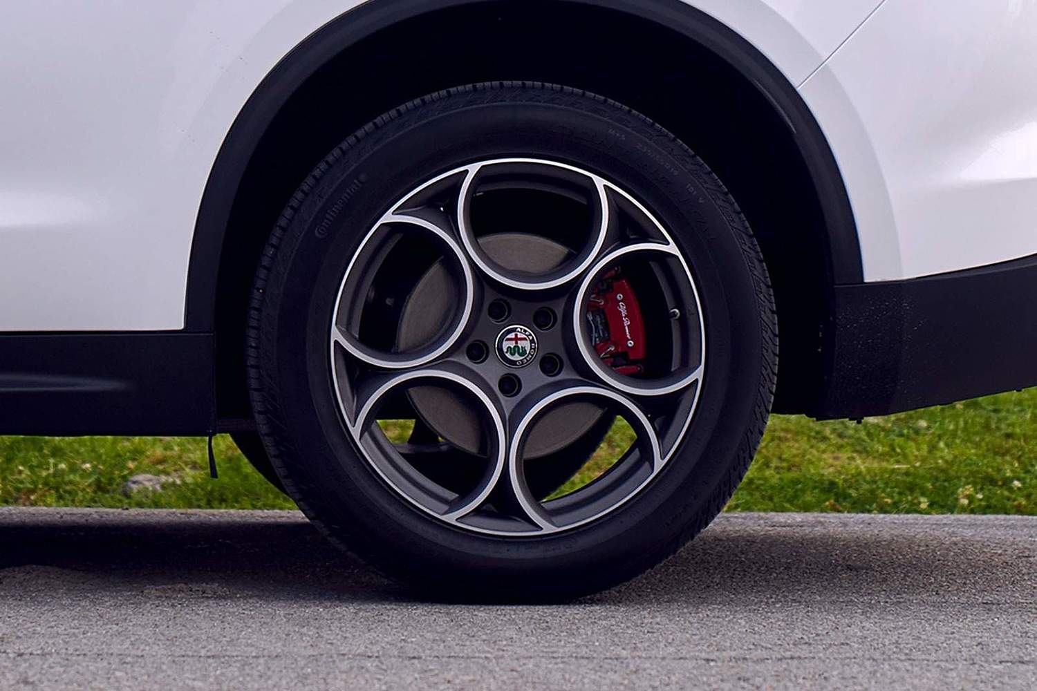 2018 Alfa Romeo Stelvio Ti 4dr SUV Wheel. Options Shown.