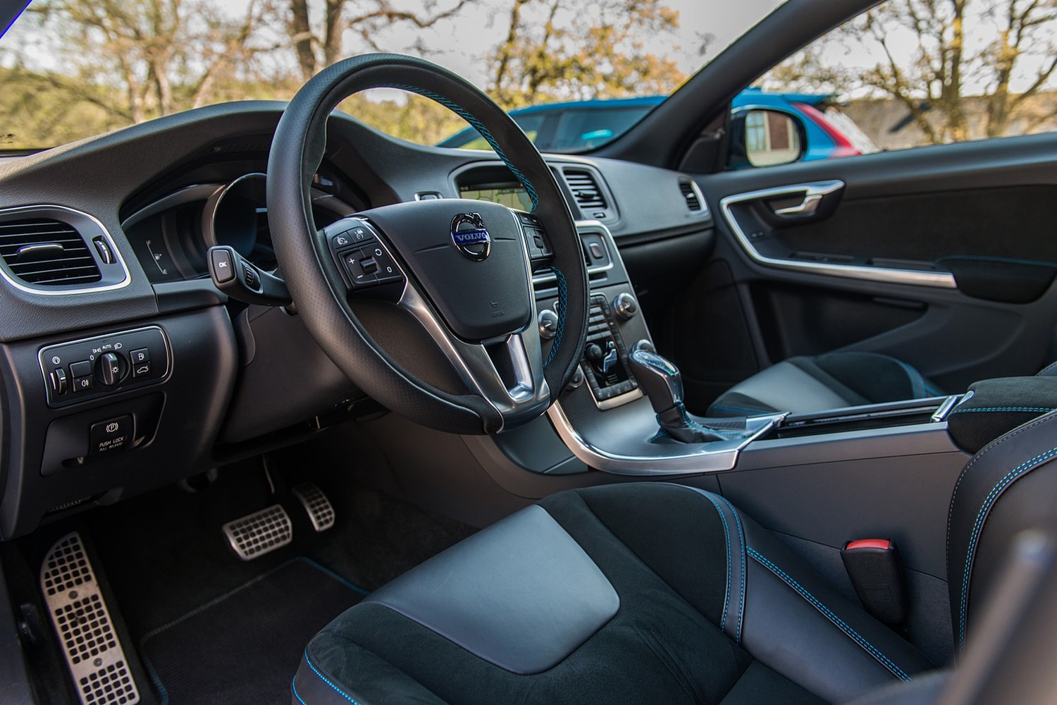 2018 Volvo S60 Polestar Sedan Steering Wheel Detail